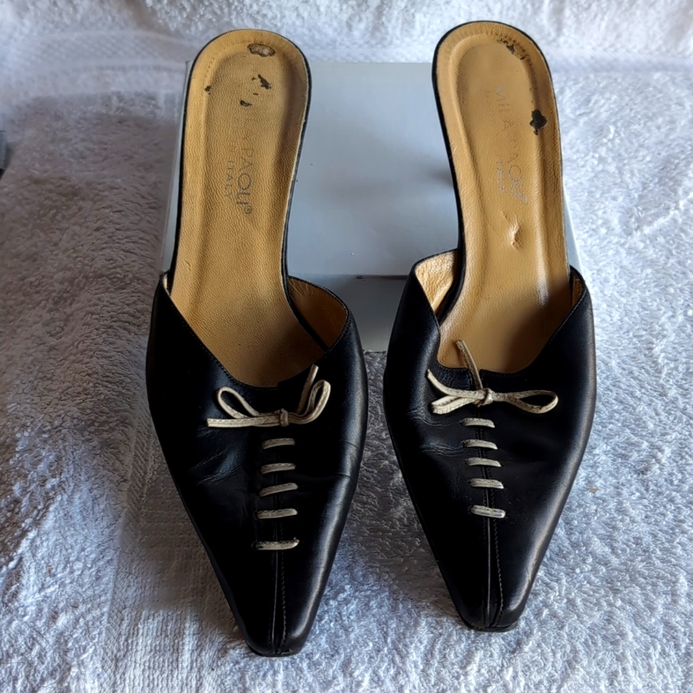 Mia Paoli Backless , Leather Shoes